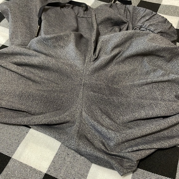 Lululemon On The Fly Pull-On Pant 28" Joggers Heathered Grey Black Sz 10 Stretch - Picture 14 of 16